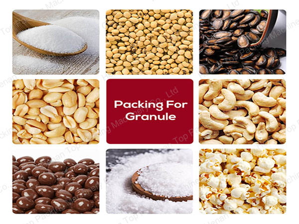 Applications of granule packing machine