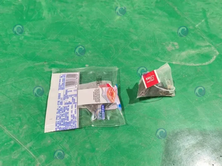 product of triangle outer tea packer