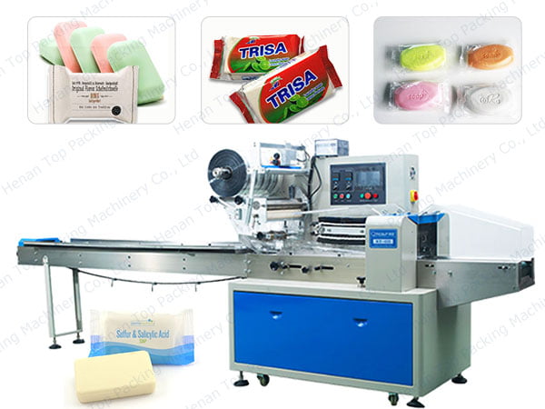 Soap wrapping machine