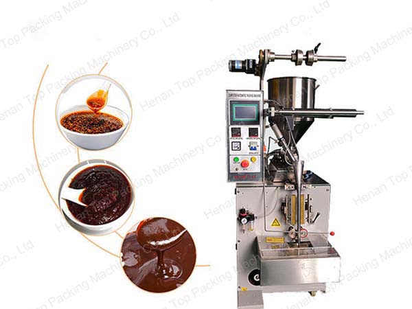 Vertical paste packing machine