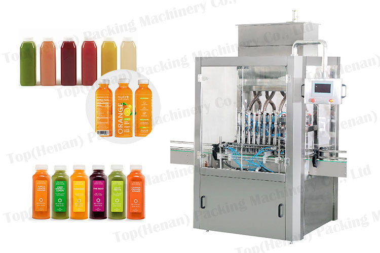 máquina envasadora de zumos de frutas