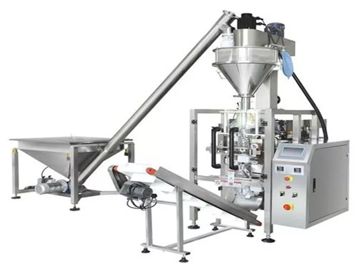 Ground coffee packaging machine