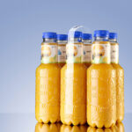 polyester bottles with fruit juice