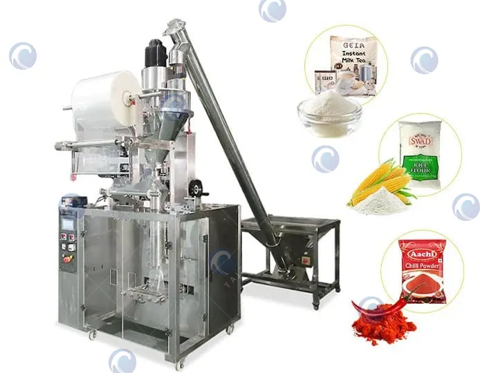 Machine d'emballage de poudre à poussée directe