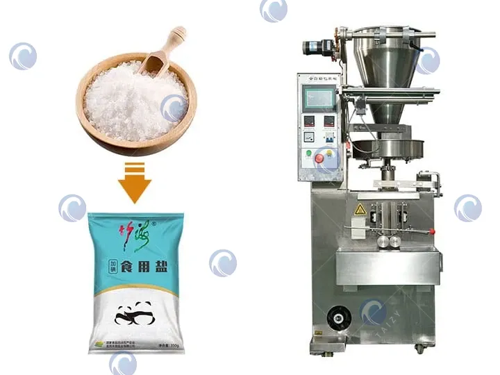 máquina de embalagem de sal