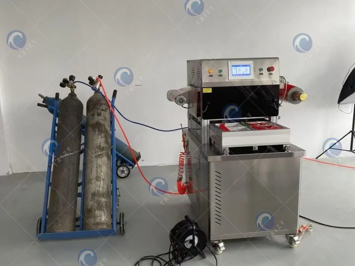 MAP tray packaging machine