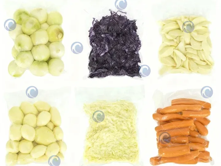 Aplicación de la máquina de envasado de maíz al vacío