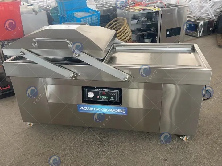 máquina de envasado al vacío de maíz fresco