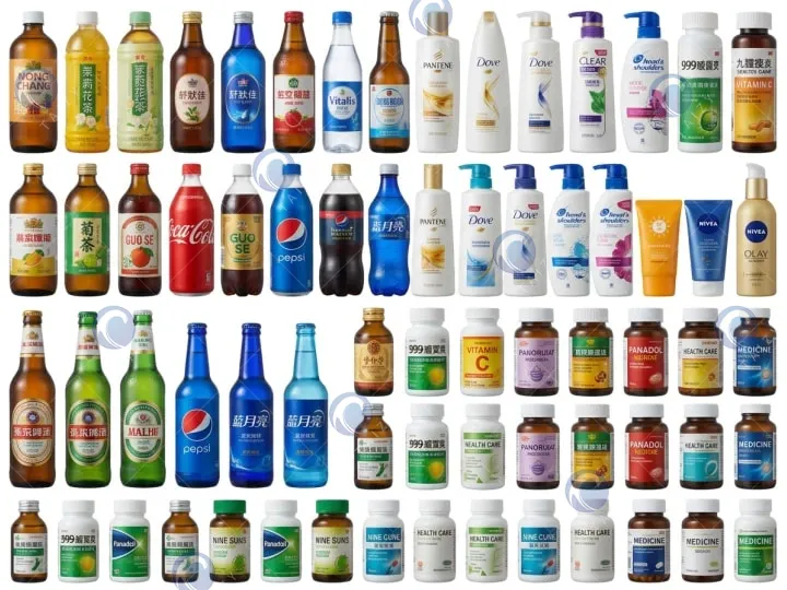 application round bottle labeler