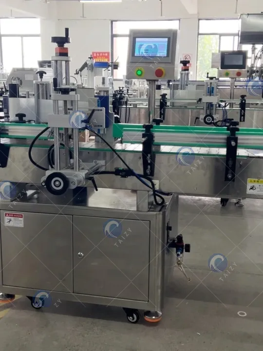 round bottle labeler machine