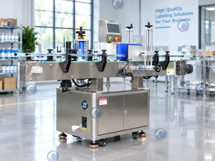 round bottle labeling machine